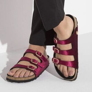 Birkenstock Florida Velvet Strap Sandals